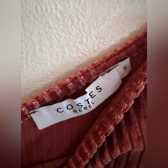 Velvet Camisole in Rose by Costes - Picture 2 of 6